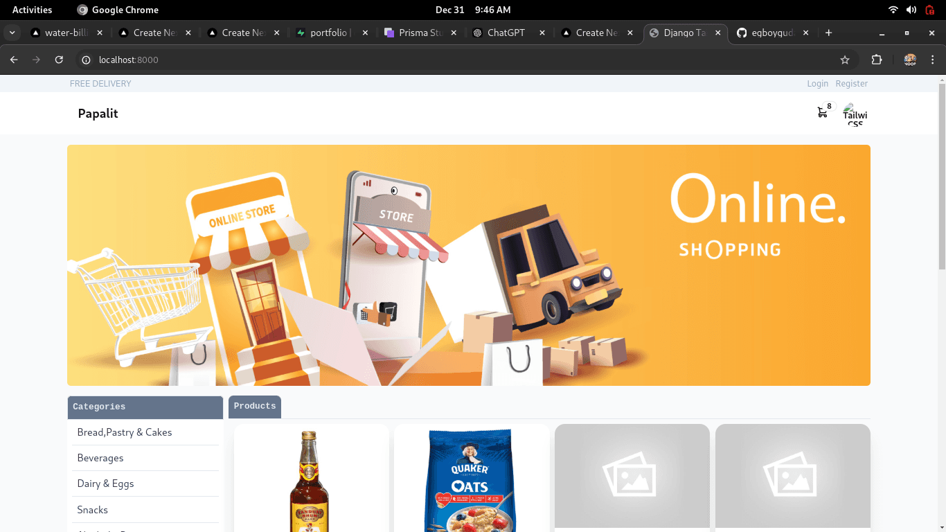 Django E-commerce Platform